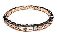 Bracelet Zancan Man Eternity Gold in Silver EXB874R